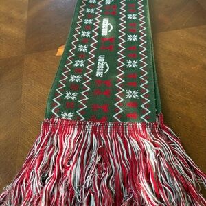 Amazon Festive Green and Red Scarf